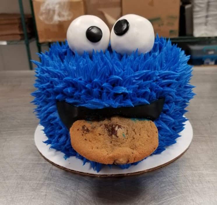 Cookie Monster Cake